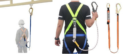 เชือกนิรภัยแบบเส้นเดี่ยว (Single Lanyard)