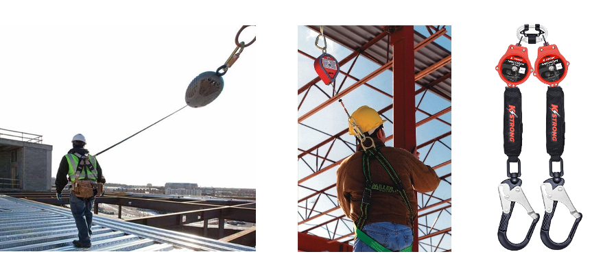 เชือกนิรภัยแบบดึงกลับอัตโนมัติ (SRL : Self-Retracting Lifelines) หรือ Fall Arrest Block)