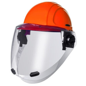 Front with Arc Flash 12 CAL helmet, Model AS1200HAT-PP