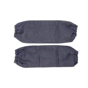 Jeans armband, 18 inches long, with elastic at the head and tail.