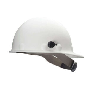 Super Eight Fiber Glass Ratchet Cap Style Hard Hat with Quick-Lok