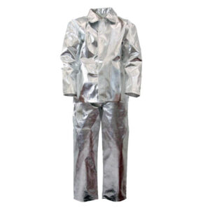 Aluminized set, heat and flame