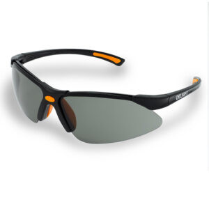 Sporty -shaped gray lens glasses