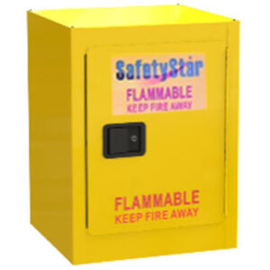 Cabinet for storing wifi, door closure, SELF CLOSE 4 gallon capacity Model S1004Y-R