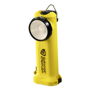 Fire flashlight attached to the breast streamlight Survivor