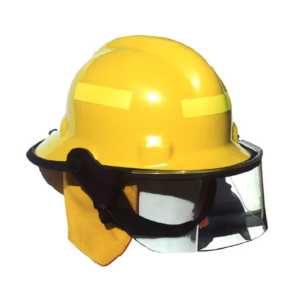 Fiberglass fire helmet
