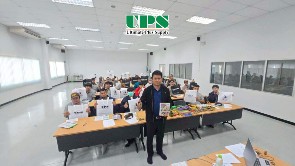 การอบรมความปลอดภัยในการทำงานปั้นจั่นเหนือศรีษะ