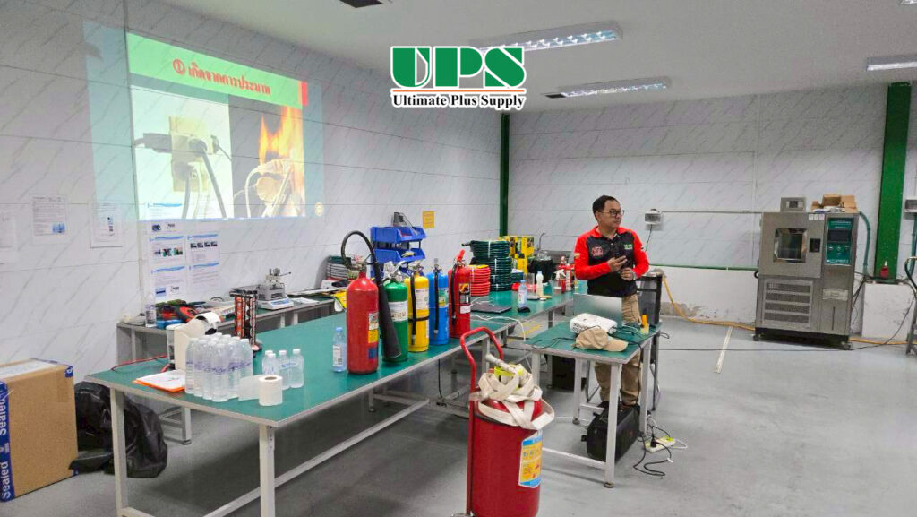 อบรมซ้อมดับเพลิง และหนีไฟ บ. XHJ สมุทรสาคร​