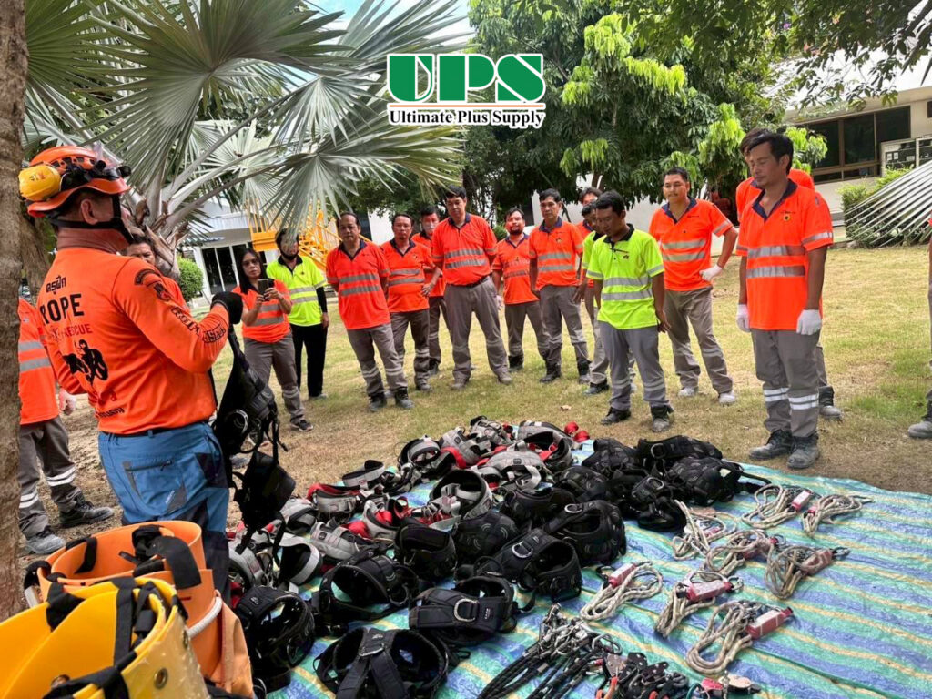 การอบรมความปลอดภัยในการทำงานที่สูง บ. sibelco