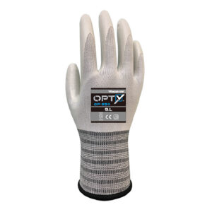 TAKUMI Wonder Grip model OP650-W, nylon gloves with nitrile palm coating, Japanese product, standard CE EN 388 : 4121X, UKCA