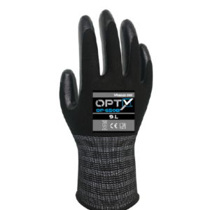 TAKUMI Wonder Grip model OP650-B polyester gloves with nitrile palm coating. Japanese product, CE standard EN 388 : 4121X, UKCA, can be used for both dry work. And it's a little suitable for automobile, mechanical, aircraft, warehouse, cargo, product packing industries.
