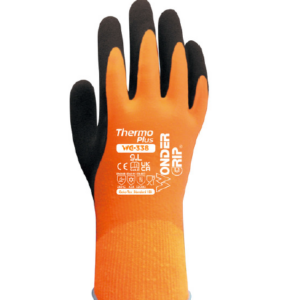 TAKUMI Wonder Grip model WG-338, latex coated acrylic cold protection gloves.