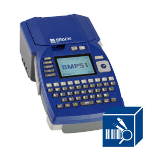 Brady BMP51 Black Heating Printer for Barcode And signs The maximum width of 1.5 inches can connect the computer.