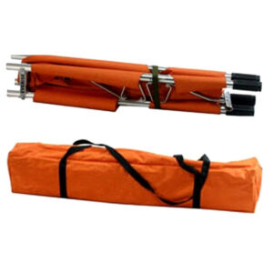 เปลสนามอลูมิเนียมแบบพับได้ 2 ตอน พร้อมกระเป๋าจัดเก็บ