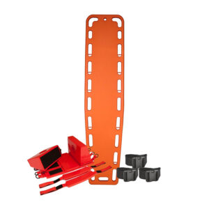 Long Spinal Board with a head support equipment