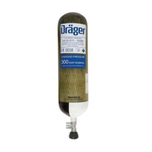 ถังอากาศคอมโพสิต 6.8 ลิตร มีเซฟตี้วาวล์ ใช้งานได้ 45 นาที