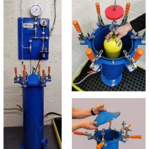 ทดสอบประสิทธิภาพของถังอากาศ (SCBA)