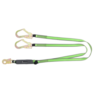 สายช่วยชีวิตแบบ 2 เส้น (Double Lanyard) พร้อมตัวลดเเรงกระชาก รุ่น Elite