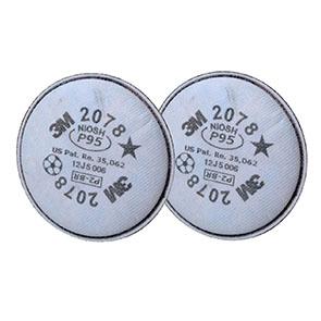 3M, filter, dust filter, metal, carbon layer, P95, model 2078