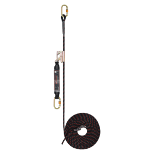 Guided Type Fall Arrester System On Flexible Anchorage Line