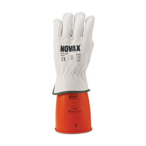 ถุงมือหนังสวมทับถุงมือกันไฟฟ้า ยี่ห้อ NOVAX รุ่น LPG01