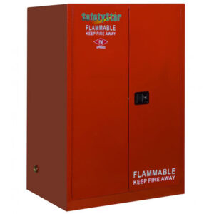 cabinet for storing Explosive liquid substances. Manual Close, 90 gallon capacity. Model M2090R