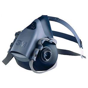 3M, half -front mask, double pipe model 7501, 7502