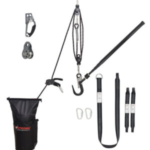 ชุดเชือกกู้ภัย IRSQ Rescue Kit ระบบรอก Pulley 4:1 สายยาว 100 ม. พร้อมไม้เกี่ยว Rescue Pole