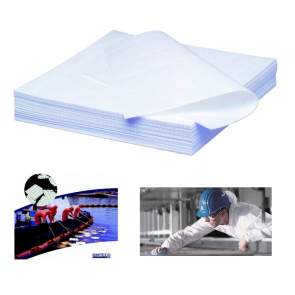 Oil absorption material and chemicals