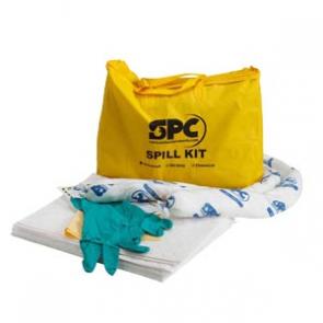 Fast -moving oil absorption material The yellow bag has a zipper with SKO-PP handle.