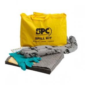 วัสดุดูดซับ UNIVERSAL แบบเคลื่อนที่เร็ว กระเป๋าสีเหลืองมีซิปพร้อมหูหิ้ว รุ่น SKA-PP