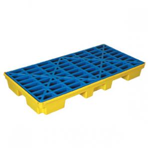 พาเลทรับสารเคมีรั่วไหล สำหรับ 2 ถัง แบบตั้งกับที่ รุ่น SC-SD2