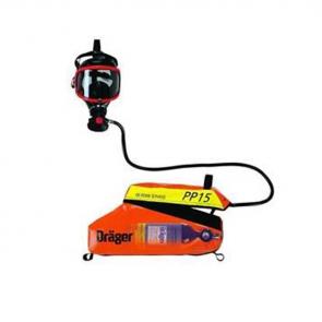 Portable respirator, full face mask, Draager PP15