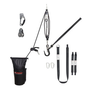 ชุดเชือกกู้ภัย IRSQ Rescue Kit ระบบรอก Pulley 4:1 สายยาว 100 ม. พร้อมไม้เกี่ยว Rescue Pole