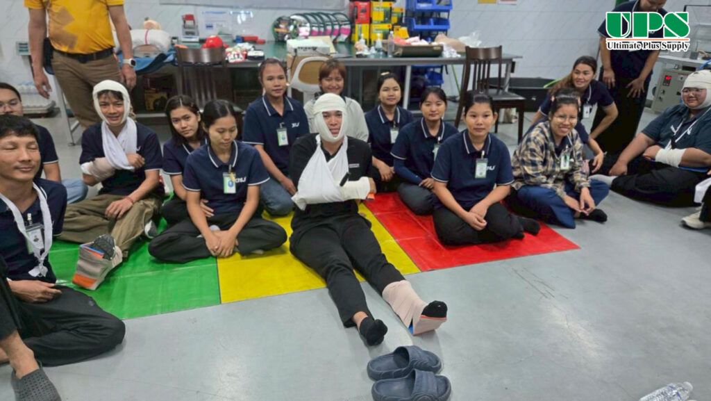 การอบรมหลักสูตรการปฐมพยาบาลเบื้องต้น CPR & AED บริษัท เอ็กซ์ เอช เจ พลาสติก แอนด์ ฮาร์ดแวร์ จำกัด