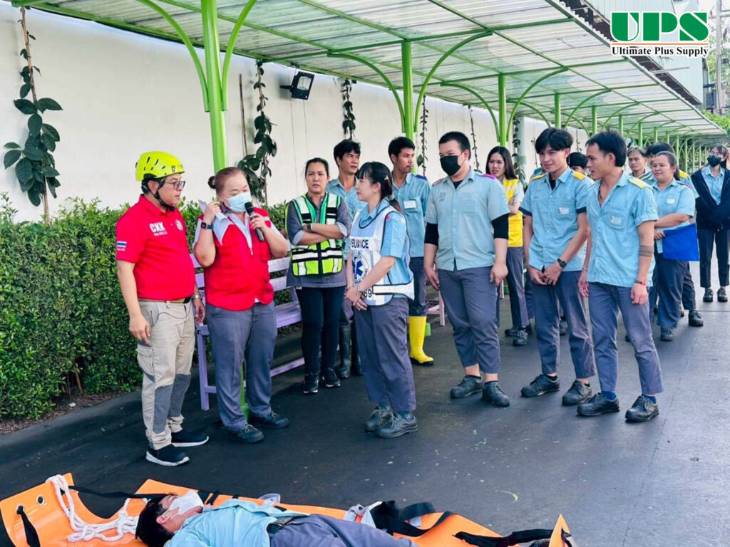 การอบรมการจัดการสารเคมีและการควบคุมเหตุฉุกเฉิน บริษัท ไทยยูเนี่ยนสกรูน็อต จำกัด