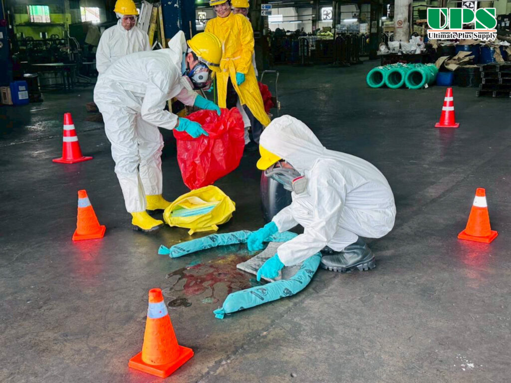 การอบรมการจัดการสารเคมีและการควบคุมเหตุฉุกเฉิน บริษัท ไทยยูเนี่ยนสกรูน็อต จำกัด
